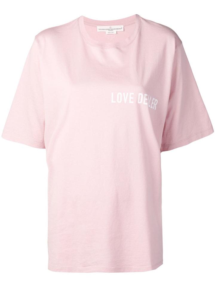 Golden Goose Deluxe Brand Printed T-shirt - Pink