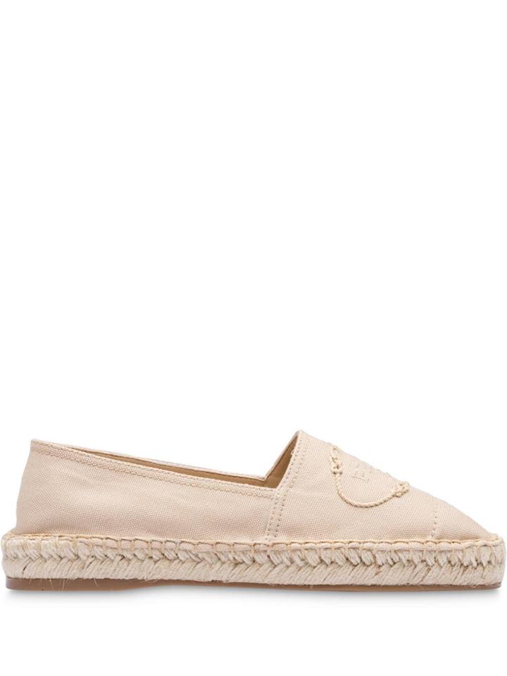 Prada Canvas Espadrilles - Neutrals