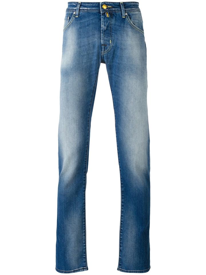 Jacob Cohen - Slim-fit Jeans - Men - Cotton/polyester - 33, Blue, Cotton/polyester