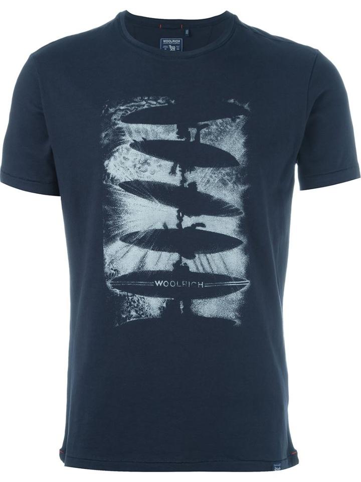 Woolrich Surfboard Print T-shirt