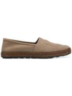 Salvatore Ferragamo Gancio Embossed Espadrilles - Brown