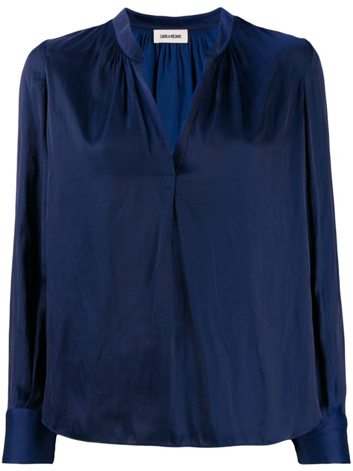 Zadig & Voltaire Tink Tunic Blouse - Blue