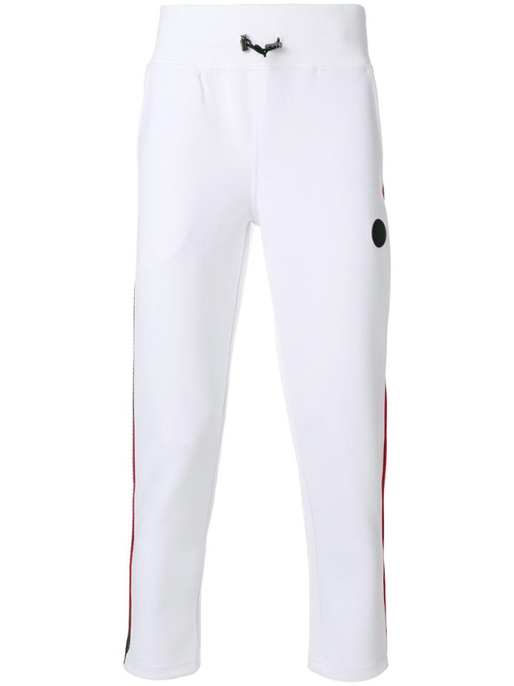 Hydrogen Side Stripe Track Pants - White