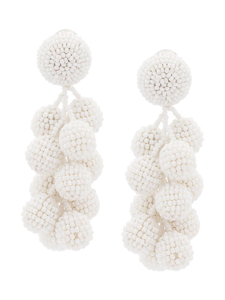 Sachin & Babi Coconuts Earrings - White