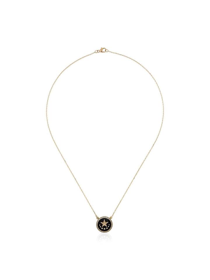 Foundrae Star Charm Necklace - Gold