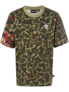 Adidas By Pharrell Williams Hu Hiking Camo Tee - Green