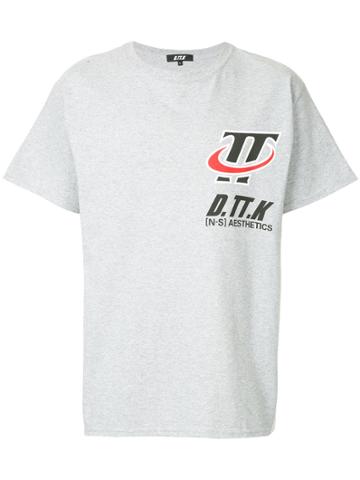 D.tt.k Printed Short Sleeve T-shirt - Grey