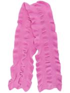 Molly Goddard Ruched Detail Scarf - Pink