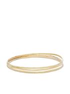 Wouters & Hendrix Gold 18kt Gold Hammered Bangles Set - Yellow Gold