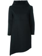 Nostra Santissima Funnel Neck Dress, Women's, Size: 40, Black, Polyamide/polyester/polyurethane/wool