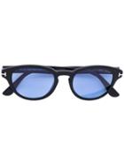 Tom Ford Eyewear - Von Bulow Sunglasses - Unisex - Acetate - 50, Black, Acetate