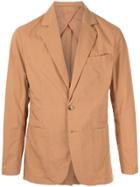 Venroy Poplin Cotton Blazer - Brown