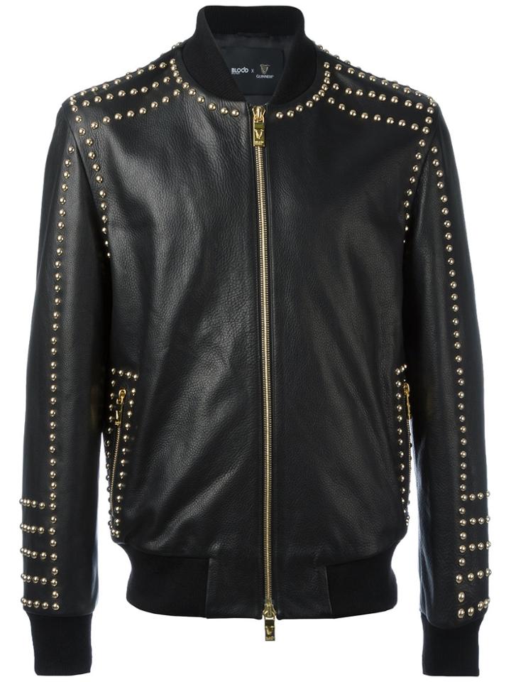 Blood Brother Guinness Exclusive Raised Leather Jacket - Black
