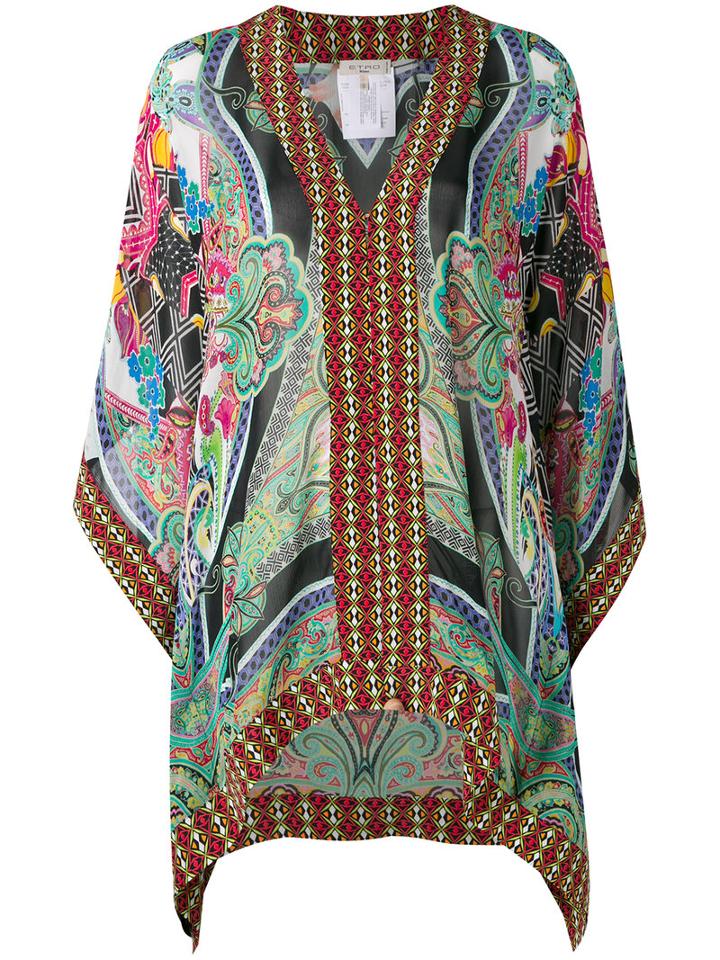 Etro - V-neck Tunic - Women - Silk/viscose - 44, Silk/viscose