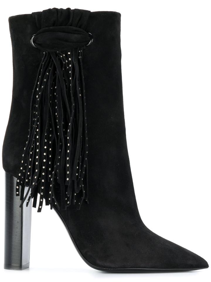 Saint Laurent Tanger 105 Boots - Black
