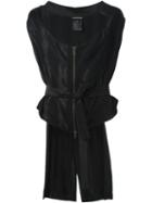 Ann Demeulemeester High Low Hem Zip Gilet