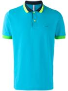 Sun 68 - Contrast Polo Shirt - Men - Cotton/spandex/elastane - Xxl, Blue, Cotton/spandex/elastane