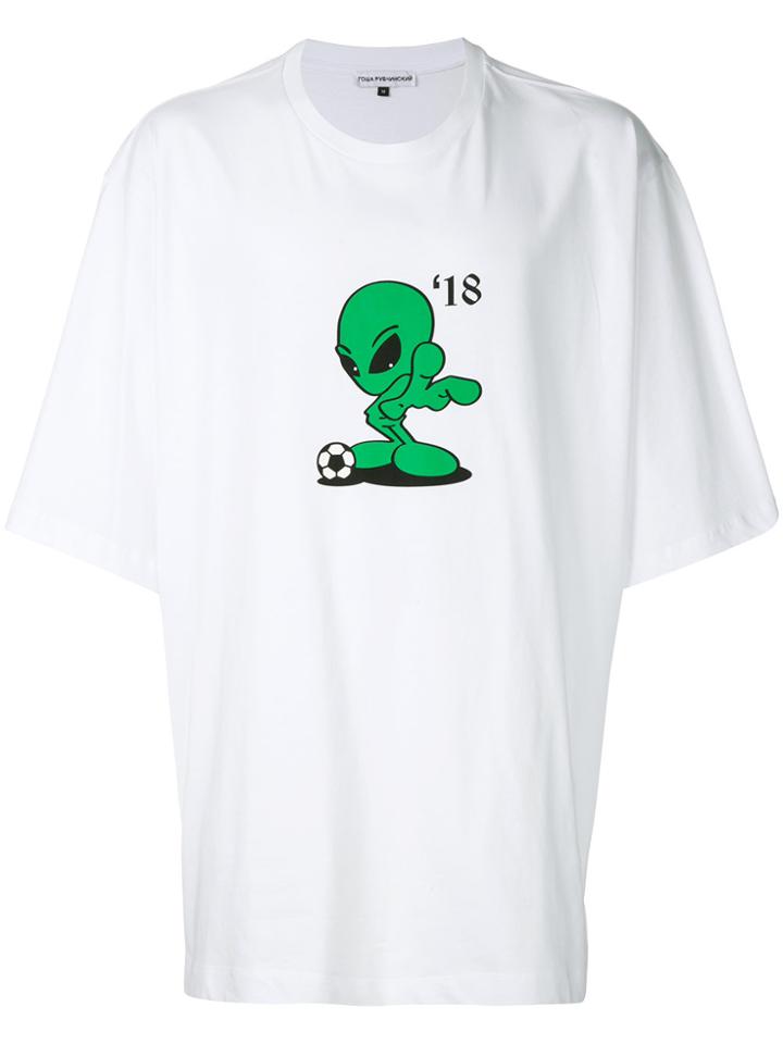 Gosha Rubchinskiy Alien Print T-shirt - White
