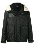 Neil Barrett Patterned Coat - Black