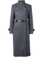 Philosophy Di Lorenzo Serafini Military Coat, Women's, Size: 40, Grey, Cotton/polyamide/rayon/other Fibers