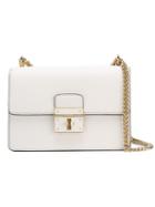 Dolce & Gabbana 'rosalia' Shoulder Bag, Women's, White, Calf Leather