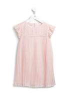 Liu Jo Kids Pleated Sheer Dress, Girl's, Size: 6 Yrs, Pink/purple