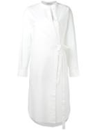 T By Alexander Wang Asymmetric Wrap Dress - White