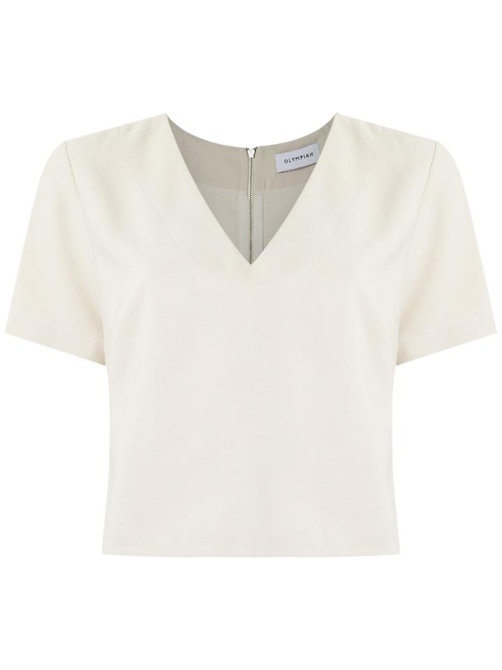 Olympiah Crop Top - Nude & Neutrals