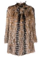 Yves Salomon Short Fur Coat - Brown