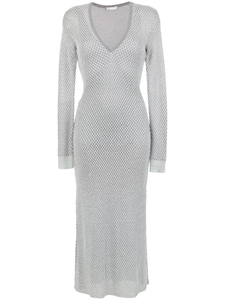 Nk Knitted Midi Dress - Grey