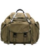 Neil Barrett Multiple Buckle Pockets Backpack - Green