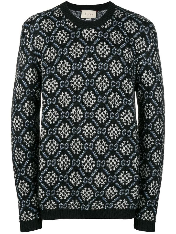 Gucci Gg Supreme Jumper - Black