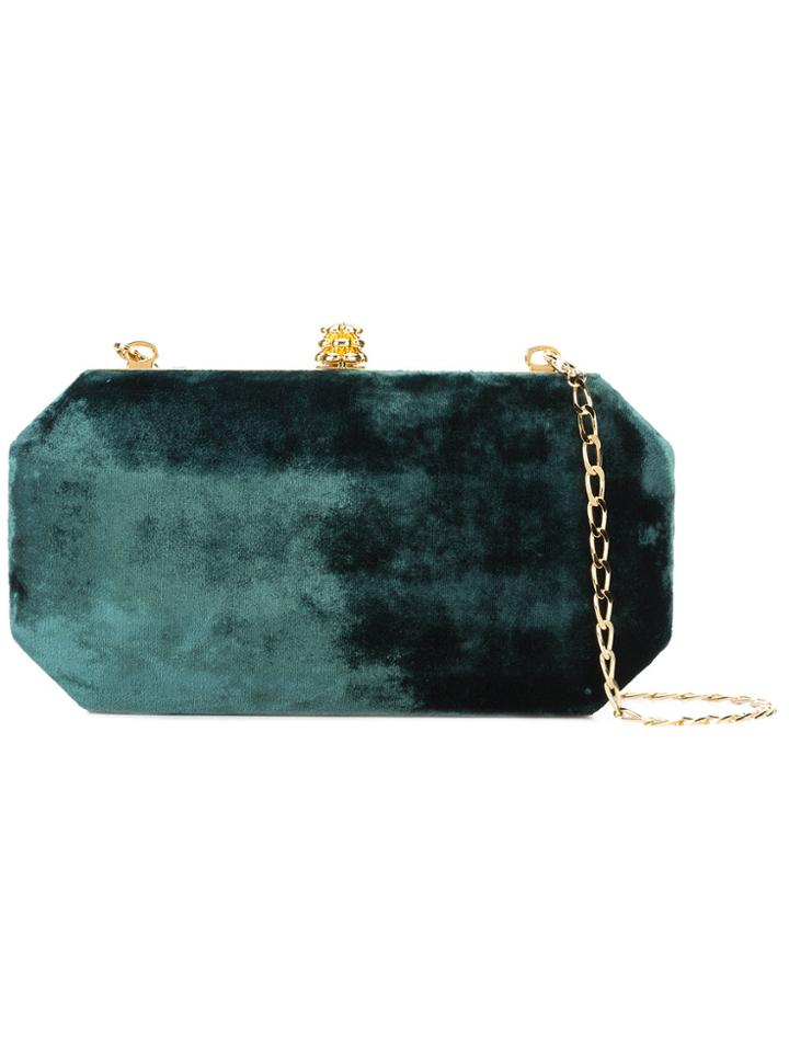 Tyler Ellis Small Perry Clutch - Green