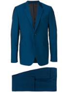 Paul Smith Notch Collar Suit Jacket - Blue