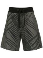 Osklen Printed Sweat Shorts - Black