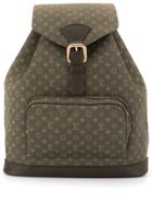 Louis Vuitton Pre-owned Mini Montsouris Gm Monogram Backpack - Green