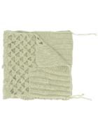 Mm6 Maison Margiela Bobble Crochet Knit Scarf - Green