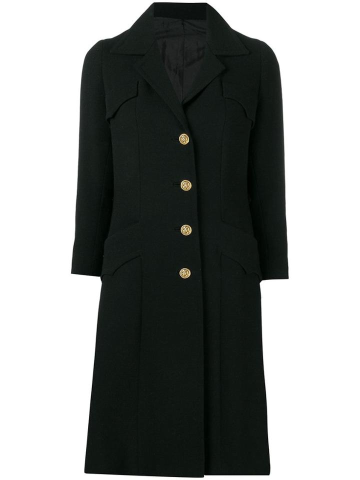 A.n.g.e.l.o. Vintage Cult 1960's Multiple Pockets Coat - Black