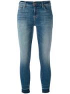 J Brand - Cropped Skinny Jeans - Women - Cotton/polyester/spandex/elastane - 25, Blue, Cotton/polyester/spandex/elastane