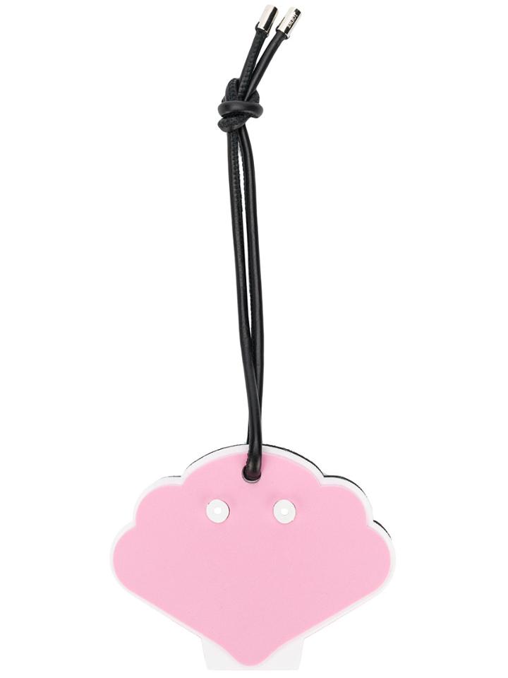 Loewe Clam Shell Bag Charm - Pink & Purple
