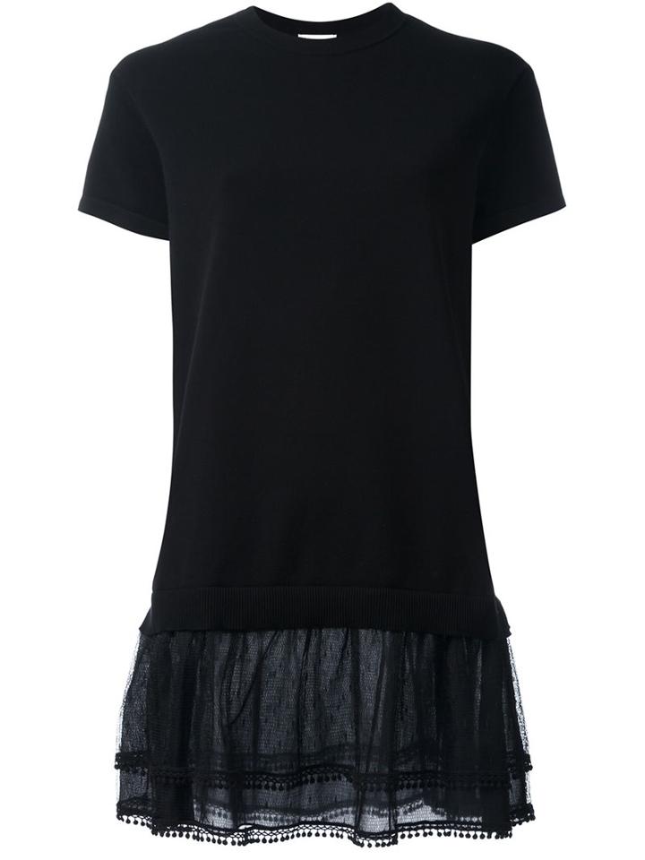 Red Valentino Ruffled Boxy Dress