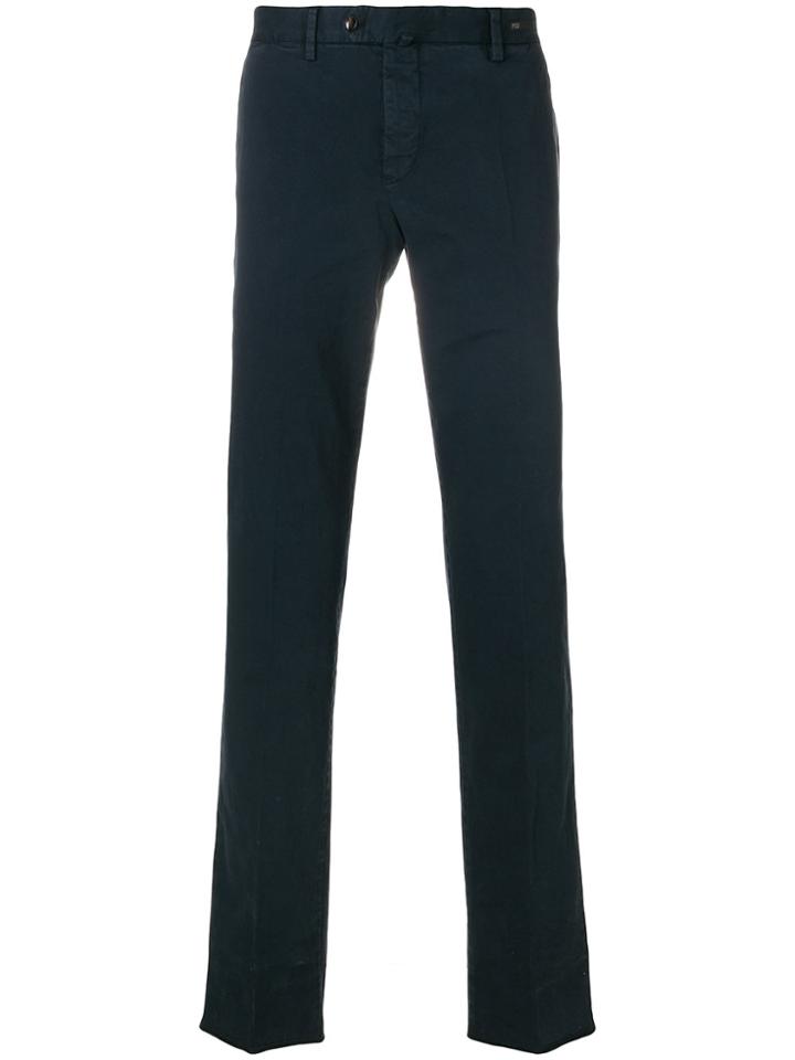 Pt01 Skinny Chino Trousers - Blue