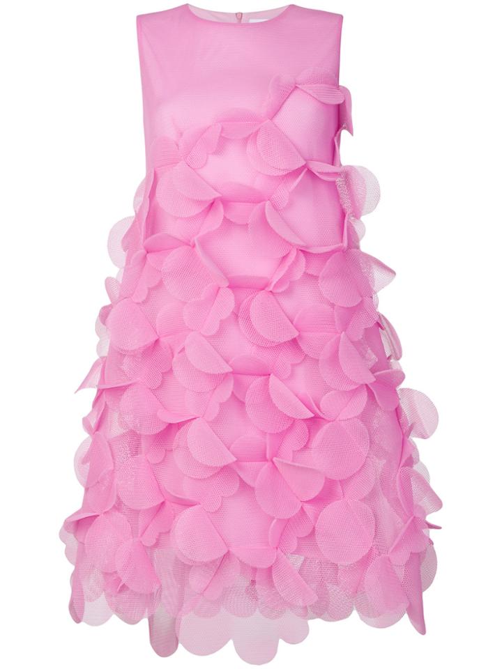 Paskal Sleeveless 3d Flower Dress - Pink & Purple