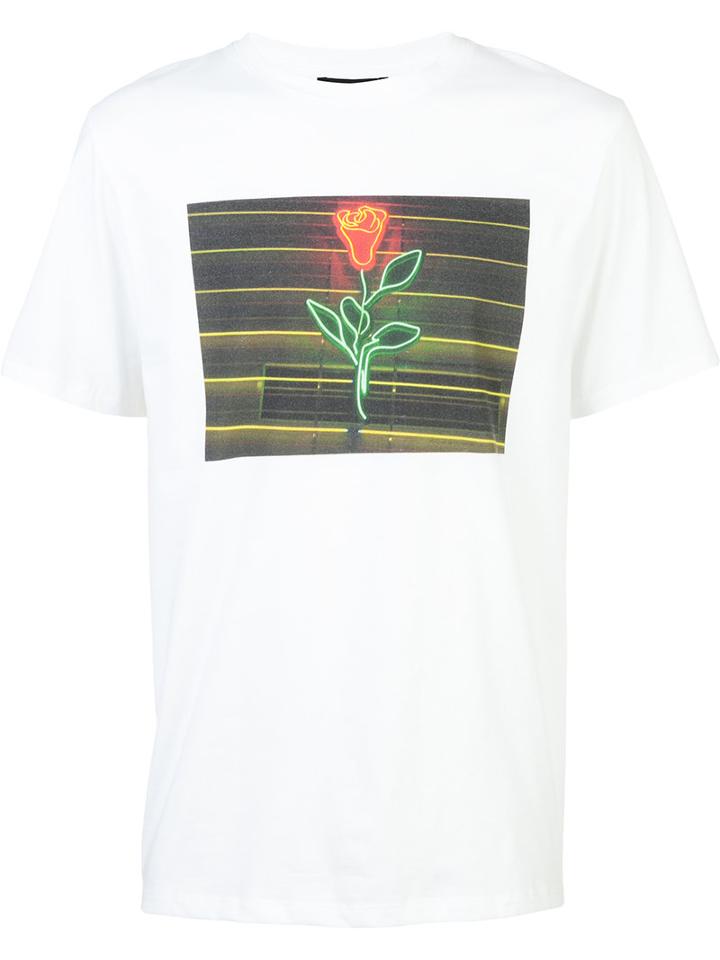 A.p.c. Printed T-shirt, Men's, Size: Small, White, Cotton