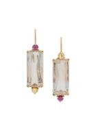Dubini 18kt Yellow Gold, Citrine, Morganite And Rhodolite Bi-color
