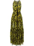 Lanvin Floral Print Evening Dress