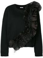 Parlor Flared Style Blouse - Black