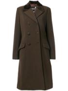Versace Pre-owned Double Breasted Coat - Brown