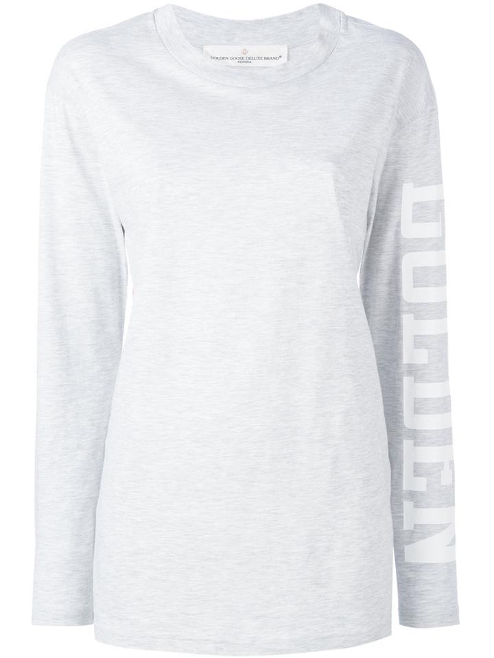 Golden Goose Deluxe Brand - Long Sleeve Over T-shirt - Women - Cotton - S, Women's, Grey, Cotton