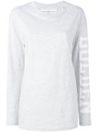 Golden Goose Deluxe Brand - Long Sleeve Over T-shirt - Women - Cotton - S, Women's, Grey, Cotton